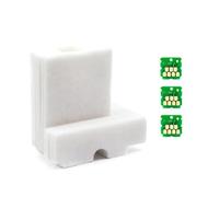 JGHFReW Chip de Tanque de Tinta y Esponja SC23MB S13S210125 para Surecolor F170 SC-F170 Piezas de Repuesto Compatible con sublimación de Tinte(Spong W 3chip)