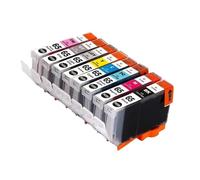 JGHFReW Color Compatible del Cartucho de Tinta del Chorro de Tinta CLI 65 Compatible con la Impresora Pro 200 PRO200 Pro 200(1 Set 8PCS)
