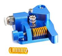 JGHFReW CR10 Pro Dual Gear All Metal Extrusor Compresión de Resorte Ajustable para Ender 3 5 CR10S Pro 3D Piezas compatibles con(Left Red-Hardened)