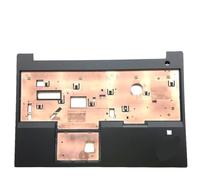 JGHFReW Cubierta de Bisel de Teclado Superior de Carcasa Compatible para E580 E585 E590 E595 Laptop 01LW421 01LW419 01LW420 Parte de reemplazo(BK with FPR Hole)