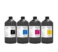 JGHFReW Juego de tintas LED de 1000 ML Compatible con diversas Aplicaciones de impresión para impresoras ecológicas(Hard - KCMY)