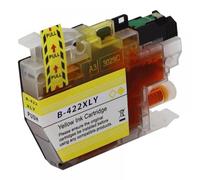 JGHFReW LC422 LC422XL El Cartucho de Tinta de inyección de Tinta Funciona con MFC-J5340DW J5345DW J5740DW J6540DW J6940DW Interna Compatible(LC422XL Y 1PC)