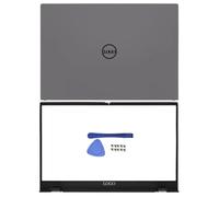 JGHFReW Pantalla LCD de reemplazo de la Cubierta Posterior del Bisel Delantero de la Caja Inferior Compatible con Vostro 5310 V5310 Piezas de la computadora portátil(Silver Grey AB Cover)