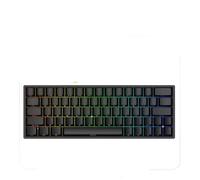 JGHFReW Teclado mecánico Compatible with Juegos por ND63 Pro con tasa de sondeo de 8000 e Interruptor magnético de Disparador rápido Personalizado Compatible con Jugadores de PC(ND63 Black)