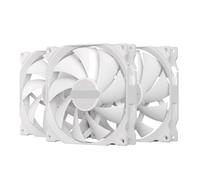 JGHFReW Ventilador con Cubierta TEUCER PC de 140 mm con Control de Temperatura PWM de 4 Pines Ajuste de Velocidad Solución de enfriamiento Compatible con 600-1500 RPM(3PCS AF14025 WH)