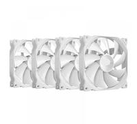 JGHFReW Ventilador con Cubierta TEUCER PC de 140 mm con Control de Temperatura PWM de 4 Pines Ajuste de Velocidad Solución de enfriamiento Compatible con 600-1500 RPM(4PCS AF14025 WH)