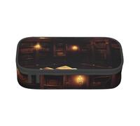 JGHHOUN Estuche de almacenamiento grande para estudiantes, escuela, viajes, artículos de papelería esenciales