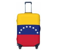 JGHHOUN Funda universal elástica para maleta, diseño de bandera de Venezuela, accesorio de viaje diario, Black, L, Equipaje de mano