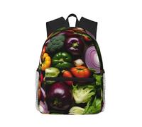 JGHHOUN Introducción de varias verduras con estampado de verduras, ligera, casual, cómoda, unisex, resistente al agua, viajes diarios