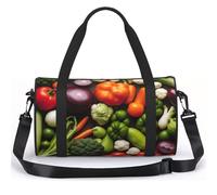 JGHHOUN Introducción de varias verduras con estampado de verduras, mochila ligera para viajes familiares, entrenamiento, vacaciones, playa