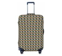 JGHHOUN Lisbon Tranvía - Funda universal elástica para maleta, protector de equipaje, accesorio de viaje diario, Black, M, Equipaje de mano