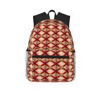 JGHHOUN Mochila unisex con estampado de vetas de madera con diseño de bandera de Florida, ligera, casual, cómoda, resistente al agua, para viajes diarios