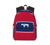 JGHHOUN Wyoming State Flag Print Mochila ligera informal cómoda unisex resistente al agua para viajes diarios