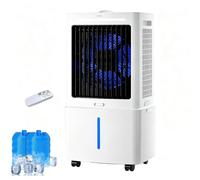 JGJSQYY Aire Acondicionado Portátil 25L, 3 en 1 Climatizador Evaporativo Ventilador Humidificador, 3 Modo, 12H Temporizador, Enfriador Móvil Aire Acondicionado Sin Unidad Exterior para Hogar Oficina