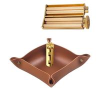 JGJUUZ Rodillo de Cigarrillos de latón Rodillo de articulación de Rueda Za, máquina de Liar Cigarrillos de Cobre Puro Hecho a Mano Soporta Papel de Cigarrillo de 70 mm,Round,Set B