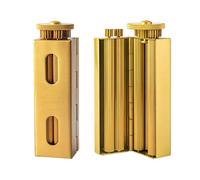 JGJUUZ Rodillo de Cigarrillos de latón Rodillo de articulación de Rueda Za, máquina de Liar Cigarrillos de Cobre Puro Hecho a Mano Soporta Papel de Cigarrillo de 70 mm,Square,Za