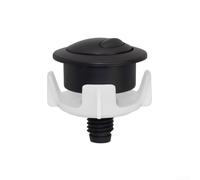 JGmotorfi Botón de descarga de inodoro compatible con sistema de cables 50, pieza de repuesto para baño, sin mecanismo de resorte (negro)