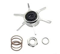 JGmotorfi DAIWA PR100 - Juego de 4 llaves de descarga de carrete de pesca con accesorios de sonido (izquierda plateada)