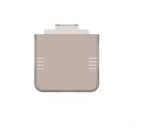 JGmotorfi Funda protectora de policarbonato con absorción de golpes y resistente a los arañazos, diseñada para la consola Miyoo Flip V2 con acceso preciso al botón (transparente gris (D77))
