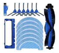 JGmotorfi Kit de mantenimiento, juego de filtros de cepillo de rodillo principal para Conga 999 para Cecotec para Conga 990 Vital, robot aspirador doméstico