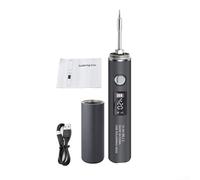JGmotorfi Kit de soldador inalámbrico portátil, temperaturas ajustables, fácil de transportar, alimentado por USB, calentamiento rápido, pantalla LCD (510-K)