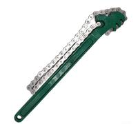 JGmotorfi Llave de cadena resistente de 16 pulgadas reversible para tuberías de 1 5 a 7 5 pulgadas de diámetro, construcción de acero al carbono, adecuada para reparaciones domésticas y automotrices
