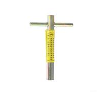 JGmotorfi Llave triangular para ascensor, herramienta de metal resistente con diseño óptimo para una rápida inserción y rotación (100 mm)
