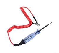 JGmotorfi Probador de circuito de coche digital 3-48V DC herramienta de prueba de voltaje automotriz con pantalla LED para diagnóstico del sistema eléctrico del vehículo