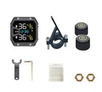 JGmotorfi Sistema de monitoreo de presión de neumáticos de motocicleta Datos completos con transmisión inalámbrica para tranquilidad (periférico)