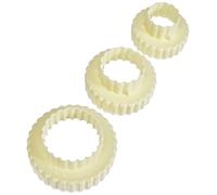 JGO 3 CORTAPASTAS DOBLES CIRCULO RIZ 6 TAM.DELICIA