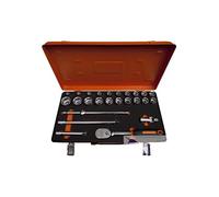 Jgo.Vasos Ä 1/2"Hex.25 Pzas