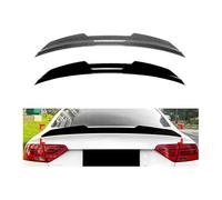 JGQFB Compatible con Audi A5 8T 5-Door Sportback 2007-2016, alerón Trasero de plástico ABS aerodinámico, Tapa de ala,Glossy Black