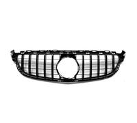 JGQFB Rejilla para Coche, Compatible con Genuine Mercedes Benz W205 C63 2015-2018, recambios para automóviles,Black