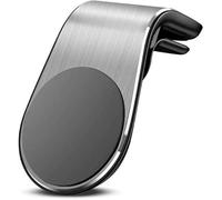 JGQFB Soporte Movil Coche para Audi A4 (MK B8) A4 (MKB9) A5 Coupe, Soporte Magnetico Móvil para Rejilla del Aire, 360° Rotatable Phone Holder,B/Silver