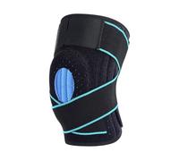 JGR SELECT Rodillera Menisco y Ligamento - Rodillera Deportiva Ajustable - Rodillera Rotuliana Unisex Neopreno, Crossfit, Baloncesto, Artritis, Tendinitis (Azul/Negro)