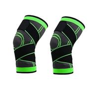 JGR SELECT Rodilleras Menisco y Ligamento - Pack 2 Unidades Rodillera Deportiva Ajustable - Rodillera Rotuliana Unisex Compresión, Crossfit, Artritis, Tendinitis (L)