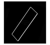 JGS1 Square Fused Silica UV Quartz Plate High Temperature Resistant Custom Size Ultra Thin Lab Optical Component(L10 W5 T0.3mm)