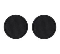 JGTUIRYEH 2 Piezas Coche Posavasos para Hyundai Tucson 2015-2025, Portavasos Antideslizantes Alfombrilla Goma Soporte para Bebidas Interior Accesorios,A/Black