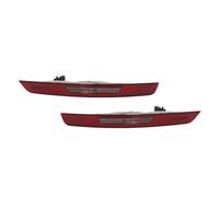 JGTUIRYEH Auto Parachoques Tail Luces Traseras para Macan 2015-2019 95B945726R 95B945725R, Cubierta LáMpara Piloto Carcasa SeñAl LáMp Led Advertencia Bumper Reflector,2pcs