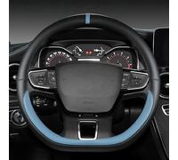 JGTUIRYEH Funda Volante Coche Cuero PU para Hyundai i10 III 2023 2024 2025, Cubierta Protectora Volantes Antideslizante Transpirable Decoración Accesorios,C/Blue
