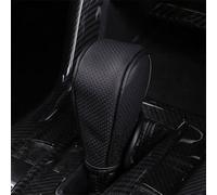 JGTUIRYEH Pomos Palanca de Cambios Coche para Toyota CHR EV 2020-2023, Cuero PU Funda Pomo Perilla Cambio Marchas Antideslizante Resistente Accesorios,C/Black
