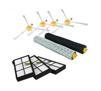 JGVCFFYM Compatible con IRobot Roomba 960 900 891 800 Series Accesorios Repuestos Kit de reposición de aspiradora Cepillo Lateral de Goma Filtro HEPA(9PCS Set)