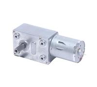 JGY-370 12V 24V DC Motor de engranaje helicoidal de alto par reductor de motor autoblocante 1 Uds(Without bracket,12V 25RPM)