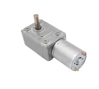 JGY-370 4632-370 Worm Gear reductor motor con autobloqueo DC 6 V 12 V 24 V motor sólido (18 rpm, 24 V)