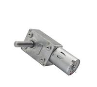 JGY-370 eje roscado M8 longitud 33mm Motor de engranaje de gusano DC 6V 12V 24V reductor de velocidad 6rpm a 210rpm controlador PWM marcha adelante marcha atrás(18RPM,24V)