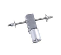 JGY-370 M6 * 50MM doble eje 2-210rpm DC 6V 12V 24V engranaje helicoidal de alto par Motot(Motor with bracket,66rpm,6V)