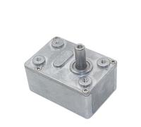 JGY-370 Motor de caja de engranajes de gusano DC Motor de engranaje de gusano caja de reducción de engranajes DC caja reductora de Motor 1 relación 600 1:40 65(0.5M2.3 Worm Gear,1 Ratio 250)