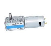JGY-395 DC engranaje helicoidal Vortex Motorreductor autoblocante 4632 ángulo recto Metal 12V 24v 1 Uds(88RPM,24V)