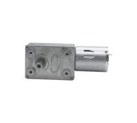 JGY370 DC12V reductor de velocidad de alto par motores de caja de engranajes helicoidales de Metal Motor bajo Reversible 0,6-375 rpm 1 Uds(With bracket,3RPM)