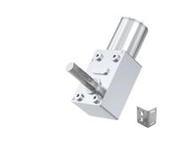 JGY370 - Motor de tornillo sin fin DC 24 V 8 mm D7 Reductor de eje 24 V Cambio inverso autoblocante Longitud 25 mm Motor de baja velocidad 1 unidad (2 RPM, 24 V Single Motor)